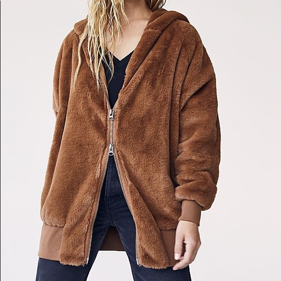 FREE PEOPLE Turn Up Zip Off Hoodie Jacket NWT SM    RARE - Picture 8 of 15